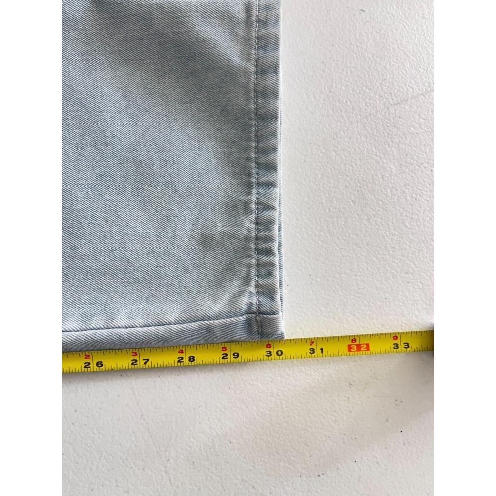 Boohoo Jeans Womens Size 16 Thong Back Mom High Rise Light Blue Wash Denim - Picture 11 of 11